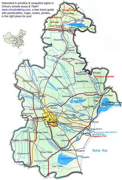 Tianjin Travel Map